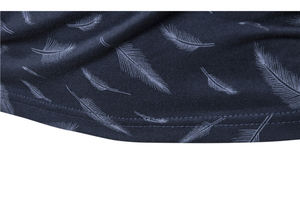 เสื้อยืดคอกลมผ้ายืดสำหรับผู้ชายเสื้อยืดออกกำลังกายคอกลมผ้ายืดพิมพ์ลายลูกเรือ100% ใหม่ฤดูร้อน - Product Image 3