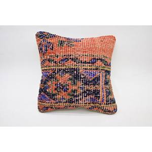 Coussin en laine de Bohème multicolore 12x12 pouces Coussin Vintage Pattern Woven Portable Bedding for Sofa Use for Christmas - Product Image 1