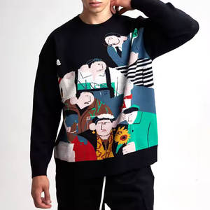 สเวตเชิ้ตวินเทจสำหรับผู้ชายสเวตเชิ้ตวินเทจแบบทนทานเสื้อสเวตเชิ้ตแบบธรรมดาระบายอากาศได้ดี - Product Image 3