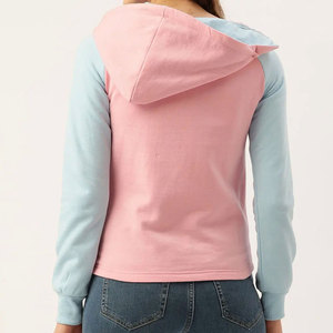 Sweat à capuche pour femme de qualité supérieure de couleur unique Sweats à capuche pour femme à séchage rapide et imprimé par le client - Product Image 3