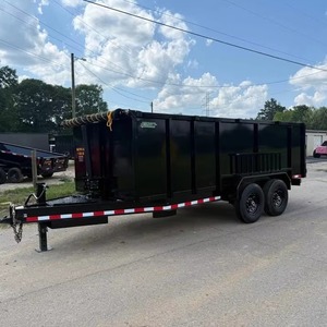 High Capacity Four <b>Wheel</b> 7x14 Dump <b>Trailer</b> Farm Dump <b>Trailer</b> <b>For</b> Sale - Product Image 1