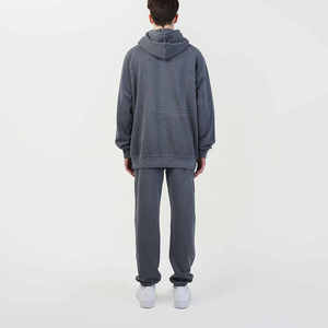 Traje Deportivo Casual de Invierno, Fabricación Personalizada OEM, Color Sólido, Impresión por Transferencia de Calor, 100% Algodón, Transpirable y Ecológico - Product Image 3