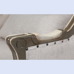 Chaises de bureau, numéro de série 2304, fabriquées en bois d'acajou de haute qualité avec rembourrage en mousse et tissu doux. - Product Image 2