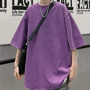 En's intage versiversized hirhirhirt uustom 100% Cottnisex lus Ize intage intcid Ash hirhirt - Product Image 6