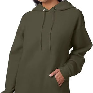 Sudaderas con capucha informales de invierno para hombre Color sólido 100% algodón Ajuste regular con diseño de bolsillo Secado rápido y transpirable - Product Image 1