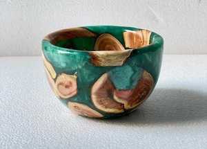 ชุดชามไม้หรือผสมทำจากเรซินและไม้แบบใหม่ชุดชามผสมหรือแป้งทำจากไม้สำหรับห้องครัวโรงแรมบ้านร้านอาหารทันสมัยทำด้วยมือ - Product Image 5