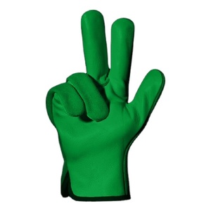 Gants de sécurité en cuir grainé de vachette, gants de travail industriels, dos en cuir croûte de vachette pour conducteurs, gants de protection industrielle - Product Image 4