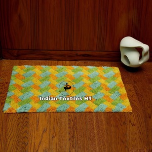 Alfombrillas de baño de algodón puro personalizadas de lujo, alfombrilla de baño duradera larga, garantía de calidad, precios al por mayor, hecha a máquina ITHL - Product Image 3