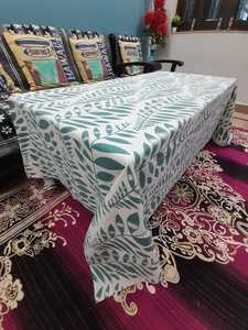 ผ้าปูโต๊ะผ้าฝ้ายพิมพ์ลายแบบอินเดียผ้าปูโต๊ะพิมพ์ลายใบไม้สำหรับโต๊ะอาหารค่ำ - Product Image 4