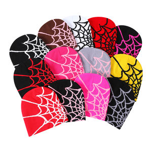 Bas quantité minimale de commande Personnalisé Respirant Haute Qualité Fabricant de Bonnet Grand Logo Conception Graphique Streetwear Hiver Jacquard Tricoté Y2K - Product Image 2