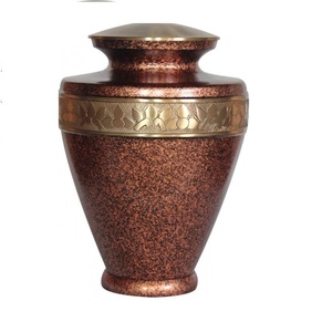 Urna de cremación funeraria de metal lista para enviar para cenizas humanas urnas funerarias urnas de cremación baratas - Product Image 6