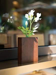 Florero artístico de madera que añade personalidad a las habitaciones, macetas únicas para una decoración expresiva en espacios modernos y creativos. - Product Image 3