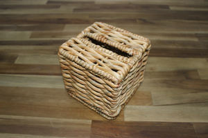 Artex Dong Thap, boîte à mouchoirs en tissu tissé moderne faite à la main, distributeur carré - Product Image 4