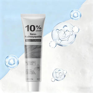 Pasta Dental Reparadora de Esmalte sin Flúor, 10% Nano Hidroxiapatita Blanqueadora para Dientes Sensibles, Cuidado Bucal con Sabor a Menta Fresca, 120g - Product Image 1