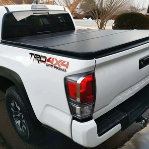 Cubierta Rígida Tri-Plegable de Aluminio para <span class=keywords><strong>Camioneta</strong></span> Toyota Hilux, Directo de Fábrica, Tres Pliegues para Tacoma Tundra, Cubierta Enrollable - Product Image 1