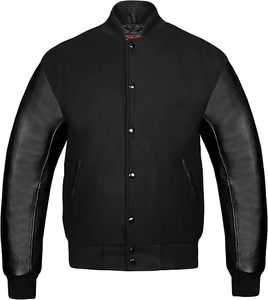 Plus Size Men's Baseball Breathable Customized <b>Real</b> <b>Leather</b> <b>Jackets</b> Chicago CollegeBaseballjacket for men DDP Shipping - Product Image 4
