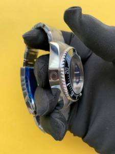 นาฬิกาข้อมือสำหรับผู้ชายนาฬิกาสวิสระบบแอนะล็อกระบบกลไกสแตนเลสสีดำมีสไตล์ - Product Image 2