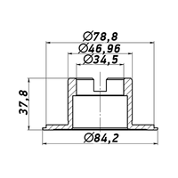 HBAW01* Moyeu d'impeller pour Aisin Warner Ford TF-80SC AF40