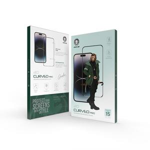 กระจกนิรภัยขอบโค้งสำหรับโทรศัพท์มือถือรูปสิงโตเขียว3D มืออาชีพ - Product Image 1