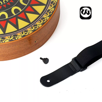 Walter Colorful Small Cajon Hand Drum Travel Percussion Instrument Snare Resonance Mahogany Head First-ever Wearable Drum
