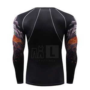 เสื้อแรชการ์ดระบายอากาศของผู้ชายสินค้ามาใหม่ผลิตในปากีสถาน - Product Image 2