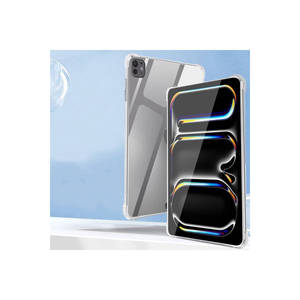 Coque arrière pour tablette Nitro Anti-Shock 2024, étui en silicone transparent antichoc pour iPad Pro 13, design pliable en trois parties, cuir PU - Product Image 5