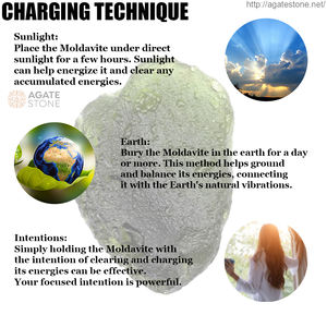 Figura de Ágata Tallada Naturalmente en Moldavita y Tektita, 70-100 Gramos, Gema de Transformación Cósmica, Arte Popular del Amor, Exportación India - Product Image 2