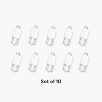 Ampoules LED en plastique blanc éclairées pour boutons de retour de pièces de monnaie de machine de jeu d'arcade, lot de 10