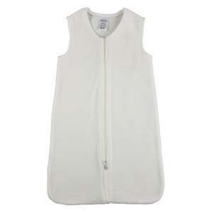 Sacco nanna in pile per neonati 100% cotone con chiusura a cerniera, da neonato fino a 7,2 kg, per tutte le stagioni - Product Image 1