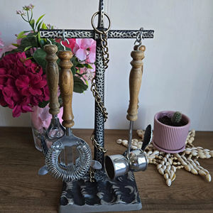 ชุดเครื่องมือบาร์ค็อกเทลแบบแขวนทันสมัย สำหรับงานปาร์ตี้ บาร์ในบ้าน คลับ ของขวัญ โอกาสต่างๆ และการตกแต่งบาร์ จากประเทศอินเดีย - Product Image 1