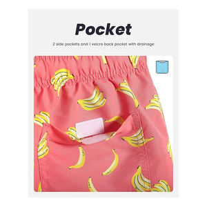 High Quality 100% Polyester 220 Grams <b>Men's</b> Bermuda <b>Shorts</b> Breathable Lightweight Solid Pattern <b>Vintage</b> Anti-Wrinkle Quick Dry - Product Image 4