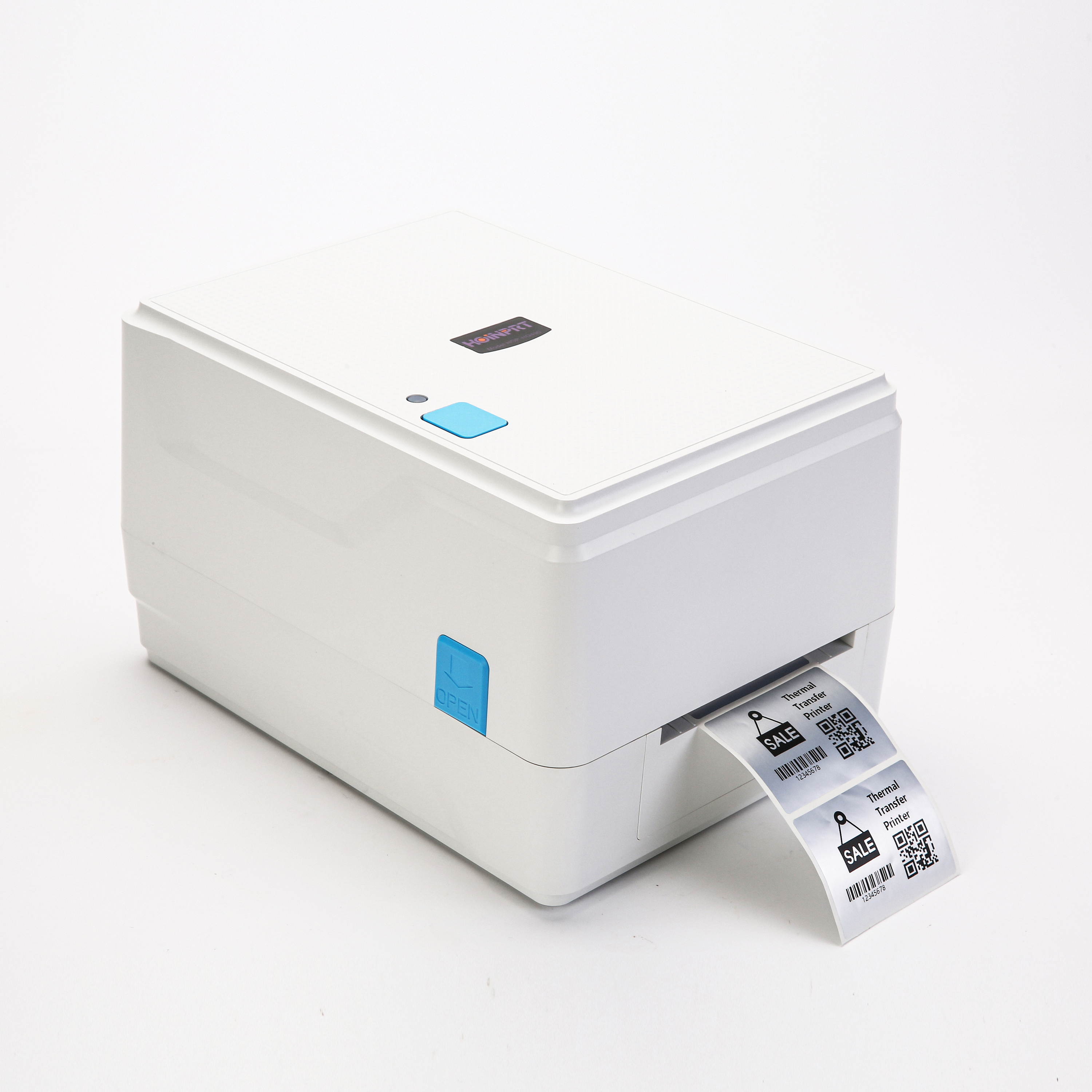 110mm 4 Inch Ribbon Sticker Printer Machine - Barcode Printer