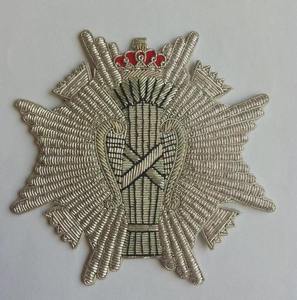 Parches Bordados a Mano de Alta Calidad, Personalizados, para Coser en Tela, Insignias para Blazers, Sombreros, Uniformes, Parches de Bolsillo, con Hilo Metálico - Product Image 1