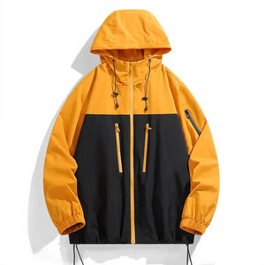 Automne hommes de haute qualité Sports de plein air veste populaire marque montagne série à capuche mince toile modèle nouveau Offre Spéciale par mer - Product Image 1