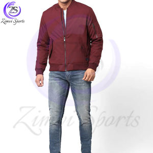 Chaquetas Bomber de Calle de Primera Calidad, Hechas a Mano, de Color Gris Sólido, Ligeras, para Hombre, Nueva Llegada, por Zimvi Sports - Product Image 5