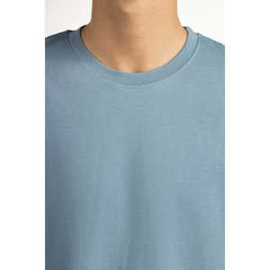 T-shirts Relax Fit 100% coton biologique Jersey compressé MN-TS-SS25-322 Coupe ajustée T-shirt oversize Coton/Fibre de bambou - Product Image 3