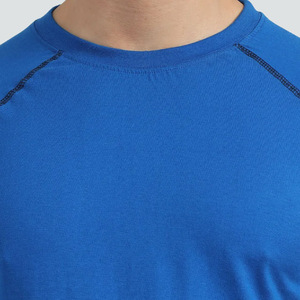T-shirt à manches raglan 2 tons unisexe de haute qualité 245gsm 74% coton mélangé usine en gros Logo personnalisé 100% coton peigné - Product Image 6