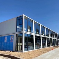 Conteneur pliable en gros de 20 pieds à déploiement rapide, cabine modulaire en acier pour entrepôt, bureau et logement des travailleurs