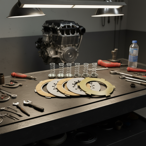 Kit de disques d'embrayage pour transmissions de moto avec 6 ressorts - Product Image 3