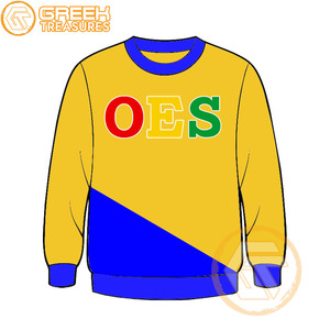 Orden personalizada de la estrella del Este Sudadera bordada de lana de algodón Suéter de alta calidad Ropa griega OES Sudaderas - Product Image 6