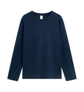 เสื้อยืดผู้ชายคอกลมแขนสั้นลายทางทั้งตัว ผลิตจากผ้าโพลีเอสเตอร์/คอตตอน ระบายอากาศได้ดี แห้งเร็ว พิมพ์ลายด้วยเทคนิคซิลค์สกรีนบนผ้าถัก เป็นมิตรต่อสิ่งแวดล้อม - Product Image 5