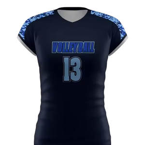 Großhandelspreis Hochwertiges Unisex-Volleyballtrikot mit Anpassbarer Farbe & Logo Wärmeübertragungsdruck-Design - Product Image 4