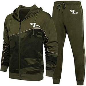 ชุดวอร์มฤดูหนาวสไตล์ใหม่สำหรับผู้ชายใส่สบายดีไซน์แบบกำหนดเองขนาดพิเศษพร้อมโลโก้ลวดลายทึบ - Product Image 3