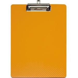 MAULflexx Clamp Maul 22.5 X 31.5 cm (W X H) DIN A4 Polypropylene Orange <b>Clipboards</b> - Product Image 1