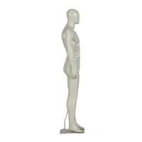 Mannequins Noirs de Vitrine Homme Corps Entier, Modèle Sportif à Muscles Artificiels pour Magasin de Vêtements
