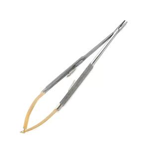 Castroviejo กรรไกรผ่าตัดขนาดเล็กที่ใส่เข็มโค้งบวกเย็บแผลชุดทันตกรรมเครื่องมือผ่าตัด - Product Image 4
