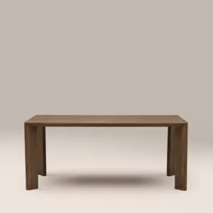 Table à manger rectangulaire en bois de noyer SINTERIOR ELLERY 8 places - Product Image 1