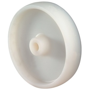 Roue pivotante de rechange, diamètre 75 mm, capacité de charge 50 kg, plastique noir, axe 10 mm, longueur du moyeu 26 mm - Product Image 1