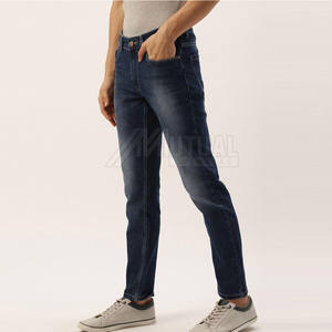 Offre Spéciale pantalon en jean taille moyenne pour hommes sur mesure Style décontracté léger Design unique Service OEM nouveau Stock diverses couleurs - Product Image 2