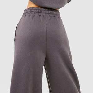 Streetwear-Pantalon multi-poches pour femmes, pantalon de jogging à taille haute, pantalon de survêtement décontracté avec logo personnalisé, nouveauté - Product Image 5